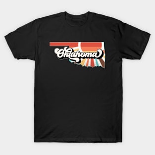 Oklahoma State Map T-Shirt